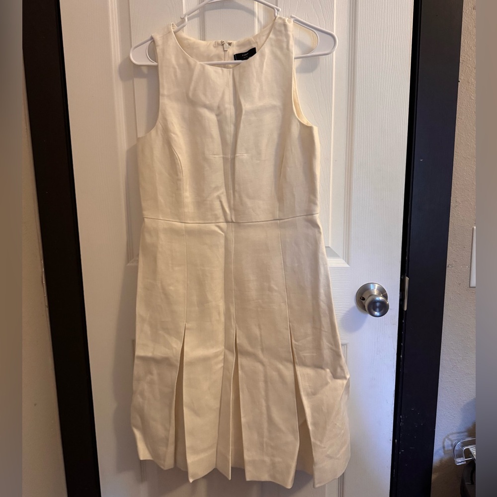 NWT J.Crew 365 Cream Sleeveless Dress